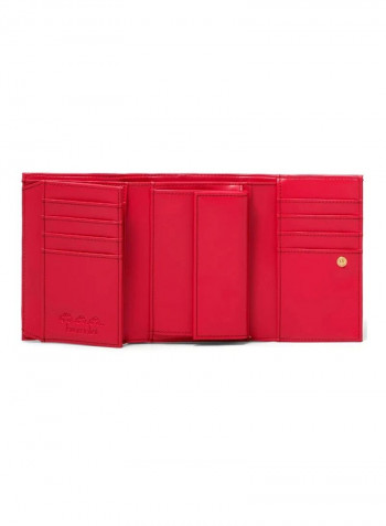 Temini Synthetic Wallet Gum/Rosso