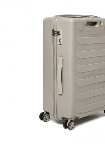 3 Piece Hardside Luggage Travel Trolley Bag Set Grey