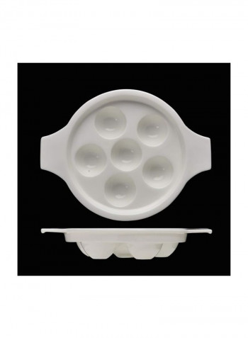 6-Piece Basics Collection Baking Dish With Handle Set Super White 8.25inch