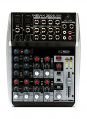 Premium 10-Input 2-Bus Mixer Q1002USB Grey/Red/Blue