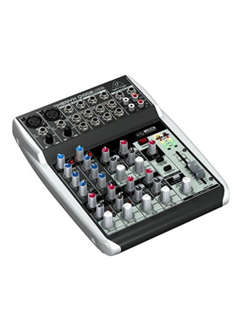 Premium 10-Input 2-Bus Mixer Q1002USB Grey/Red/Blue