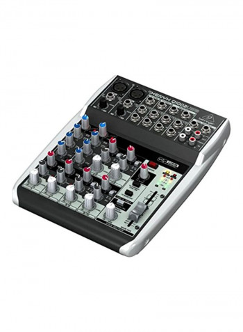 Premium 10-Input 2-Bus Mixer Q1002USB Grey/Red/Blue