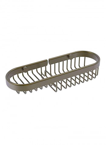 Shower Basket Gold 11x3.6x2.2inch