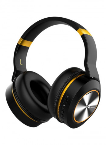 Bluetooth Wireless Stereo On-Ear Headphone Black/Yellow