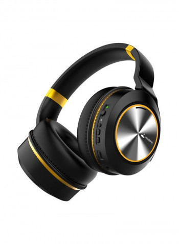 Bluetooth Wireless Stereo On-Ear Headphone Black/Yellow