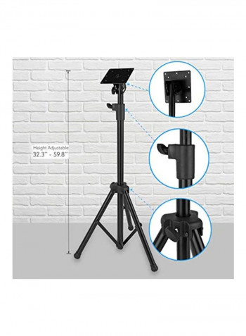 Portable Tripod TV Stand Black
