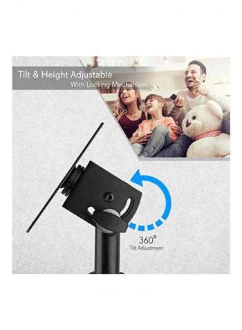 Portable Tripod TV Stand Black