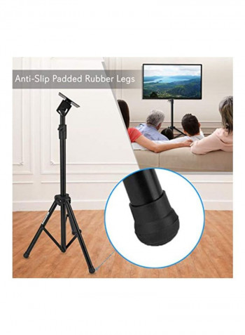 Portable Tripod TV Stand Black