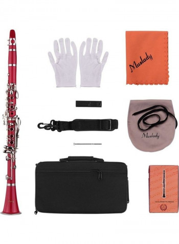 ABS 17-Key Clarinet Bb Flat Beginners Kit