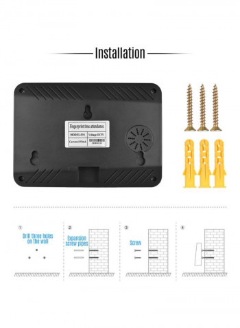 Intelligent Biometric Recorder Grey/Black