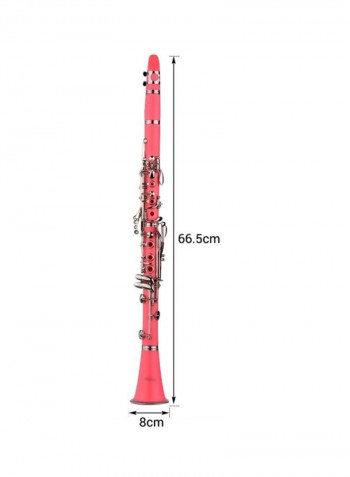 17-Key Bb Clarinet And Woodwind Instrument Set