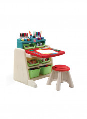 Flip And Doodle Easel Desk W/Stool