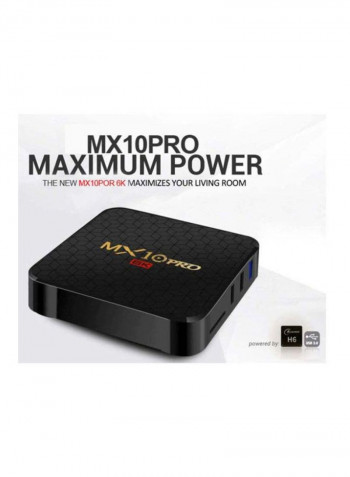 MX10 Pro LED WiFi TV Box XD5397306 Black