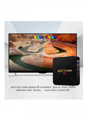 MX10 Pro LED WiFi TV Box XD5397306 Black
