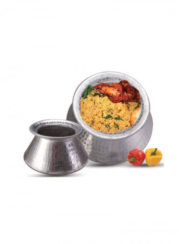 Aluminu Pot Silver 17x22x12inch