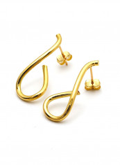 18 Karat Gold Twisted Stud Earrings reviews 18 Karat Gold Twisted Stud Earrings
