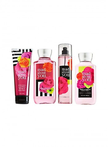 4-Piece Mad About You Body Cream And Lotion With Shower Gel