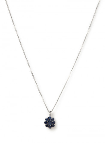 Silver Stone Studded Pendant
