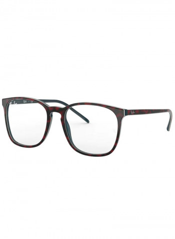 Square Eyeglass Frame - Lens Size: 52 mm