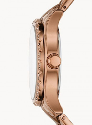 Women's Stainless Steel Analog Wrist Watch BQ3374