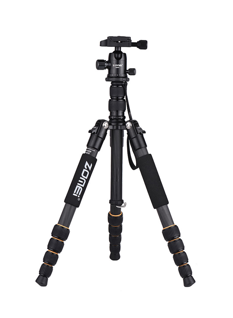 Portable Carbon Fiber Camera Tripod Monopod For Canon Nikon Sony Dslr Black