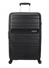 4 Wheels Sunside Hard Side Large Lugage Trolley Bag 81cm Black