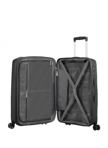 4 Wheels Sunside Hard Side Large Lugage Trolley Bag 81cm Black