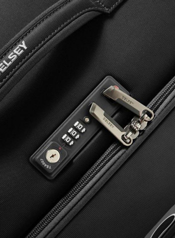 Brochant 4 Wheels Softside Check-In Luggage Trolley Black