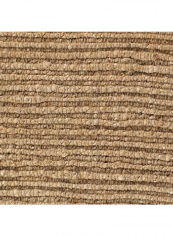 Rectangular Cotton Rug Brown 140x200cm