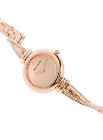 Women's Swarovski Encrusted Analog Watch AK3124PMRG