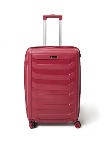 3 Piece Hardside Luggage Travel Trolley Bag Set Red