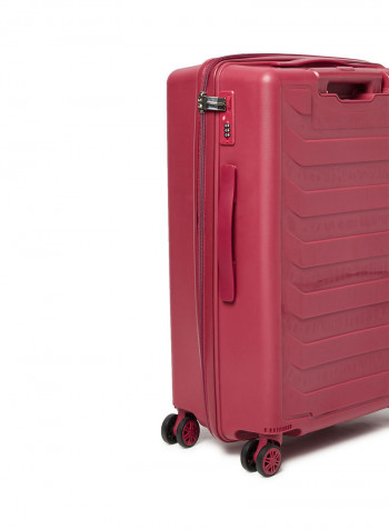 3 Piece Hardside Luggage Travel Trolley Bag Set Red
