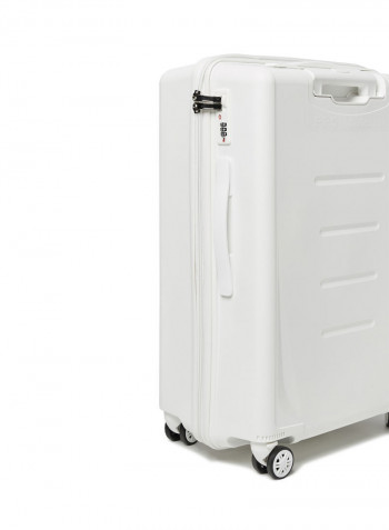 3 Piece Hardside Luggage Travel Trolley Bag Set White