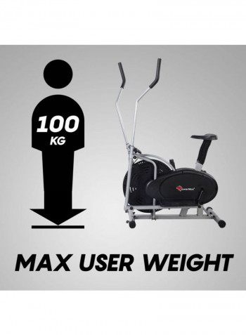 Elliptical Cross Trainer With Hand Pulse 132x100x50cm