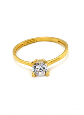 18k Gold Solicitor Stone Ring