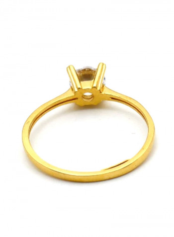 18k Gold Solicitor Stone Ring