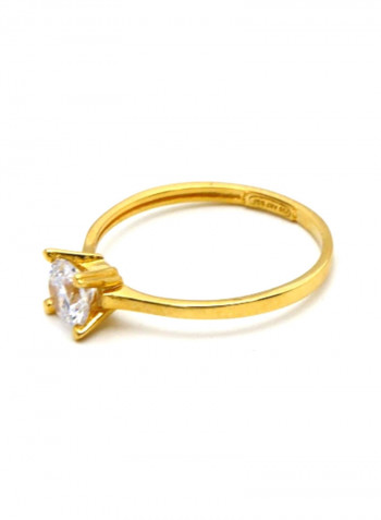 18k Gold Solicitor Stone Ring