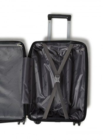 3 Piece Hardside Luggage Travel Trolley Bag Set Black
