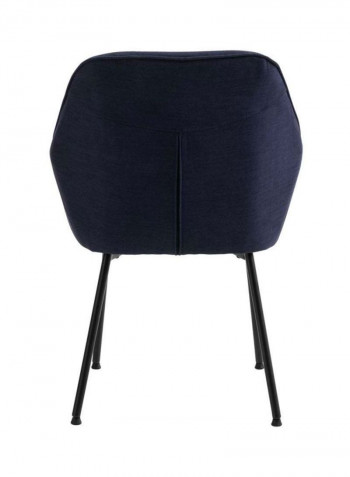 Hadrup Dining Chair Dark Blue/Black