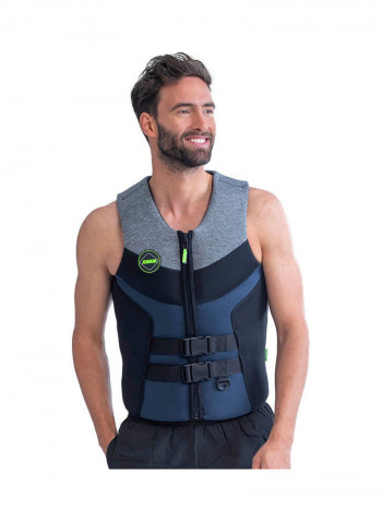 Segmented Life Vest Men Cool Grey - M