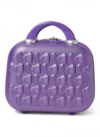4 Piece Hardside Luggage Set Purple