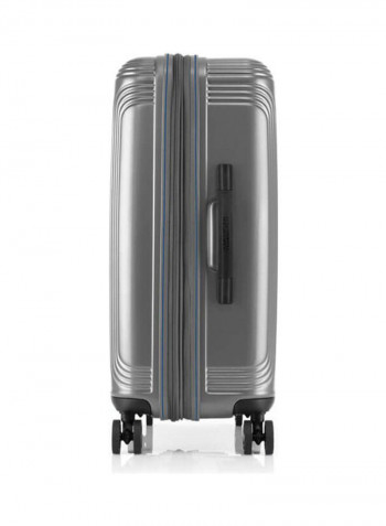 Hypebeast Spinner Luggage Trolley Silver