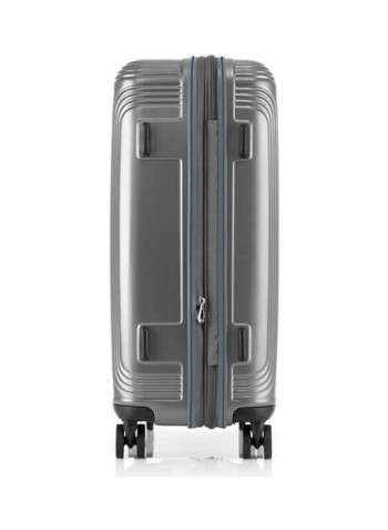 Hypebeast Spinner Luggage Trolley Silver