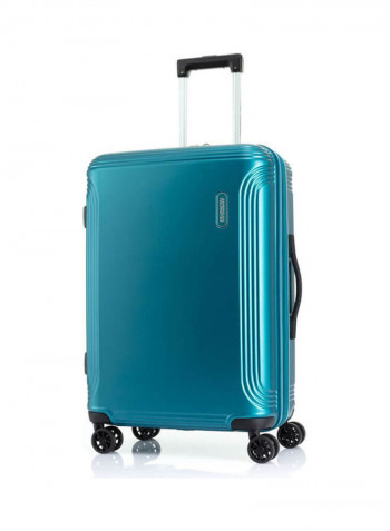 Hypebeast Spinner Luggage Trolley Teal Blue