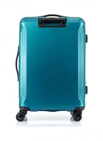 Hypebeast Spinner Luggage Trolley Teal Blue