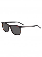 Men's Full Rim Rectangular Shaped Sunglasses - Lens Size: 55 mm