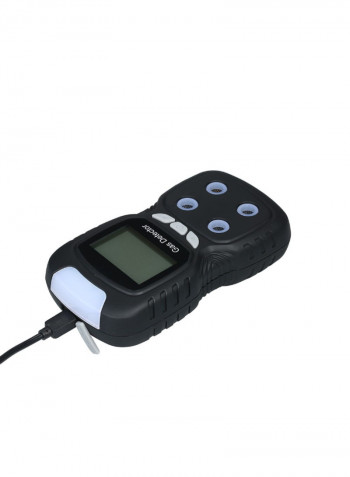 4-In-1 Handheld Digital Gas Detector Black 23centimeter