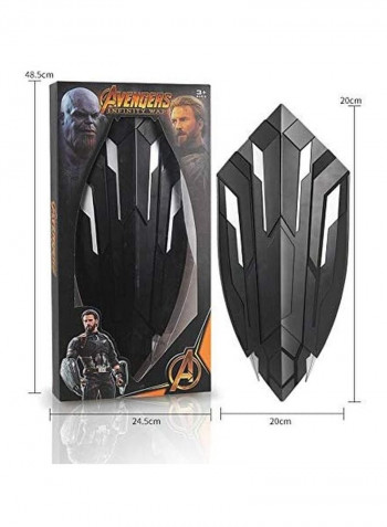 Avengers Endgame Captain America Cosplay Props Shield 20x20cm