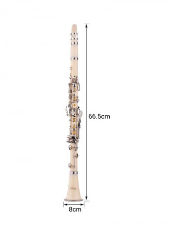 17-Key Clarinet Bb Flat With Accessories
