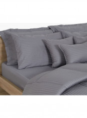 9-Piece Hamilton BIAB Super King Comforter Set Cotton Grey Comforter (240x240) Cm, Filled Cushion (40x40) Cm, Filled Cushion (30x50)cm